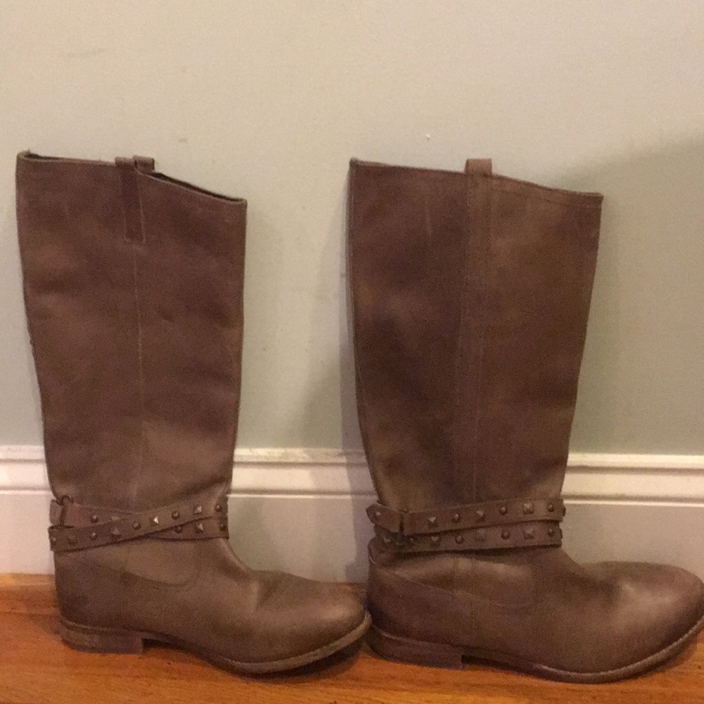 Tall Leather Boots